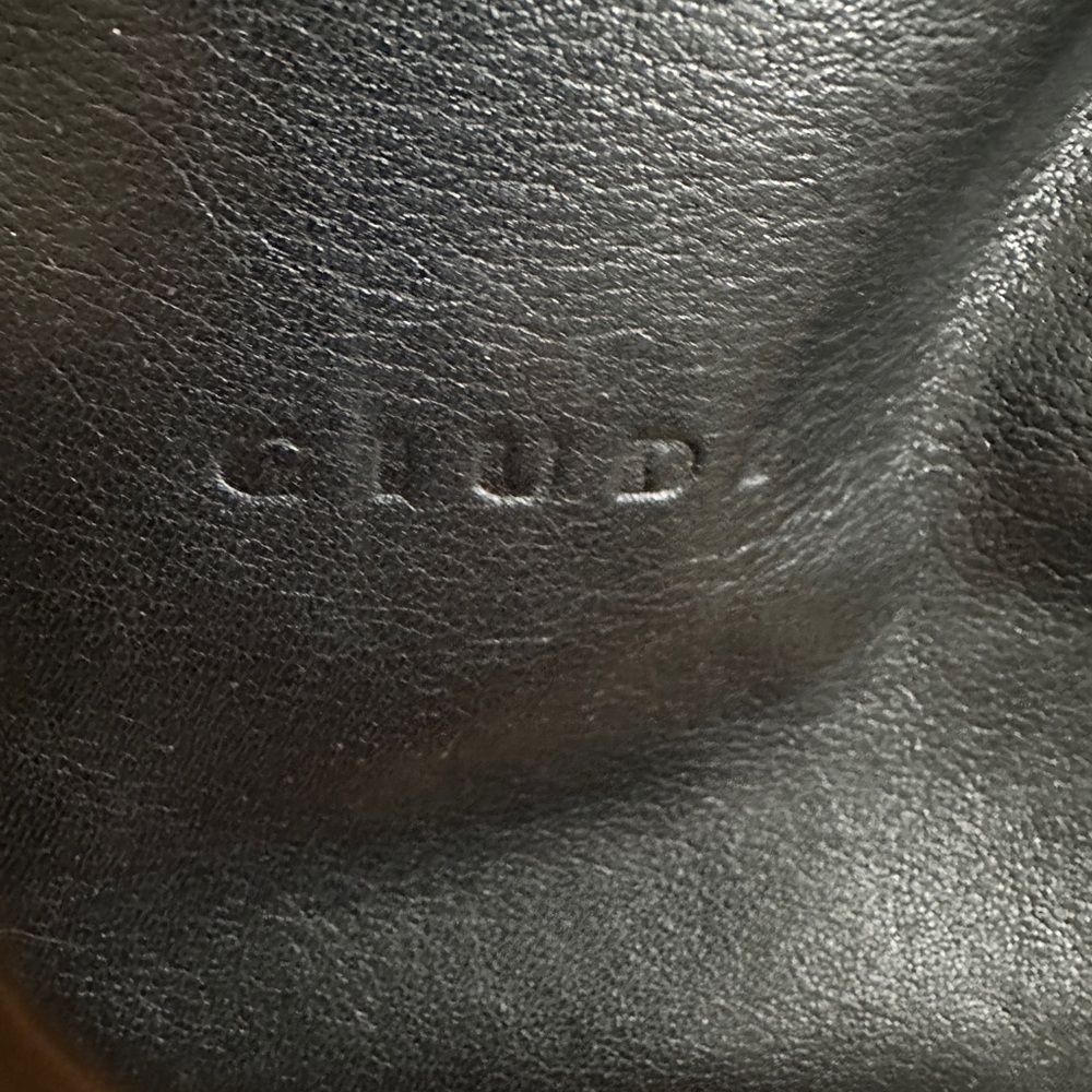 GIUDI Italy Black Leather Handbag/Tote - Picture 2 of 12